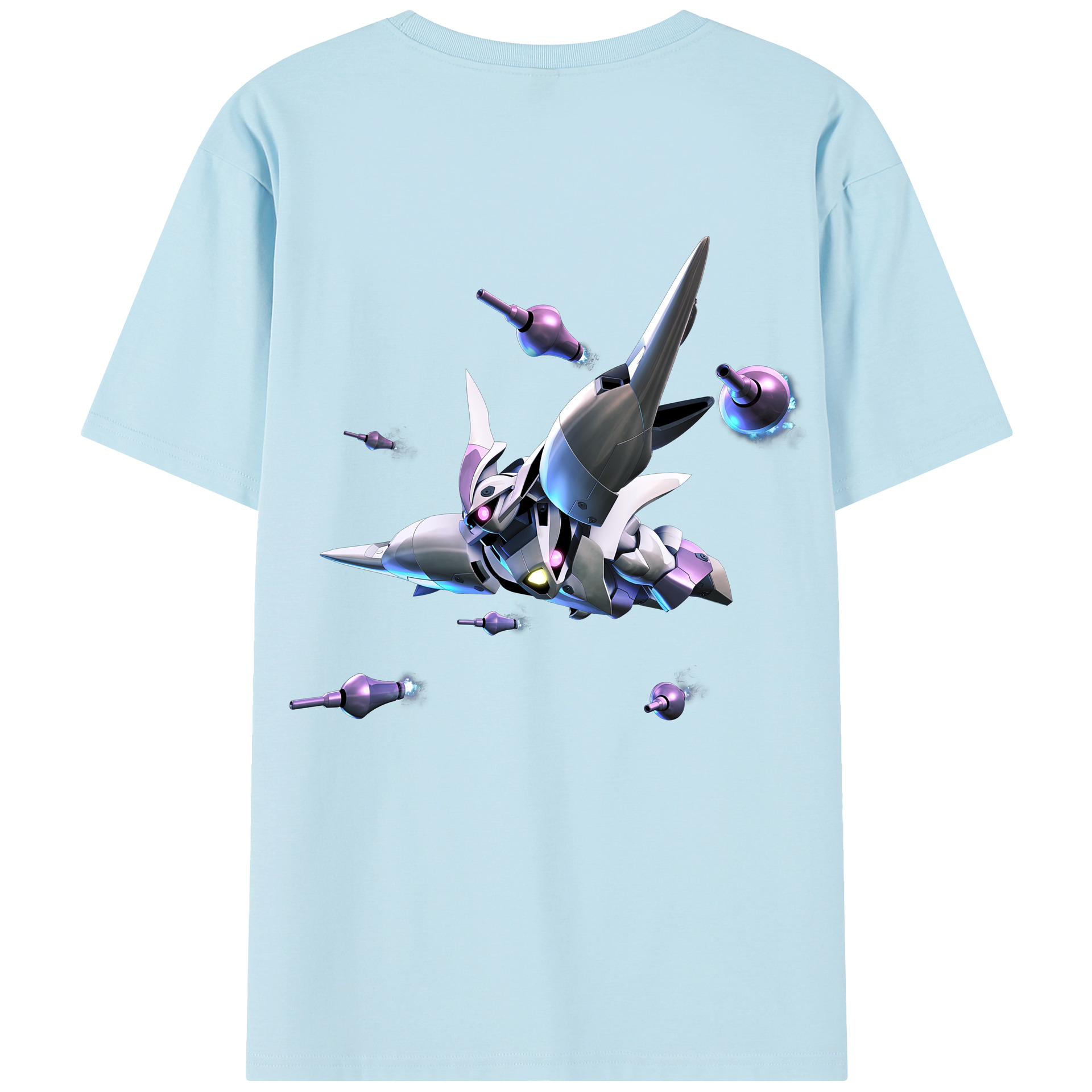 （画像用） 機動戦士ガンダム Mobile Suit Gundam 綿100％半袖Tシャツ（背面プリント）